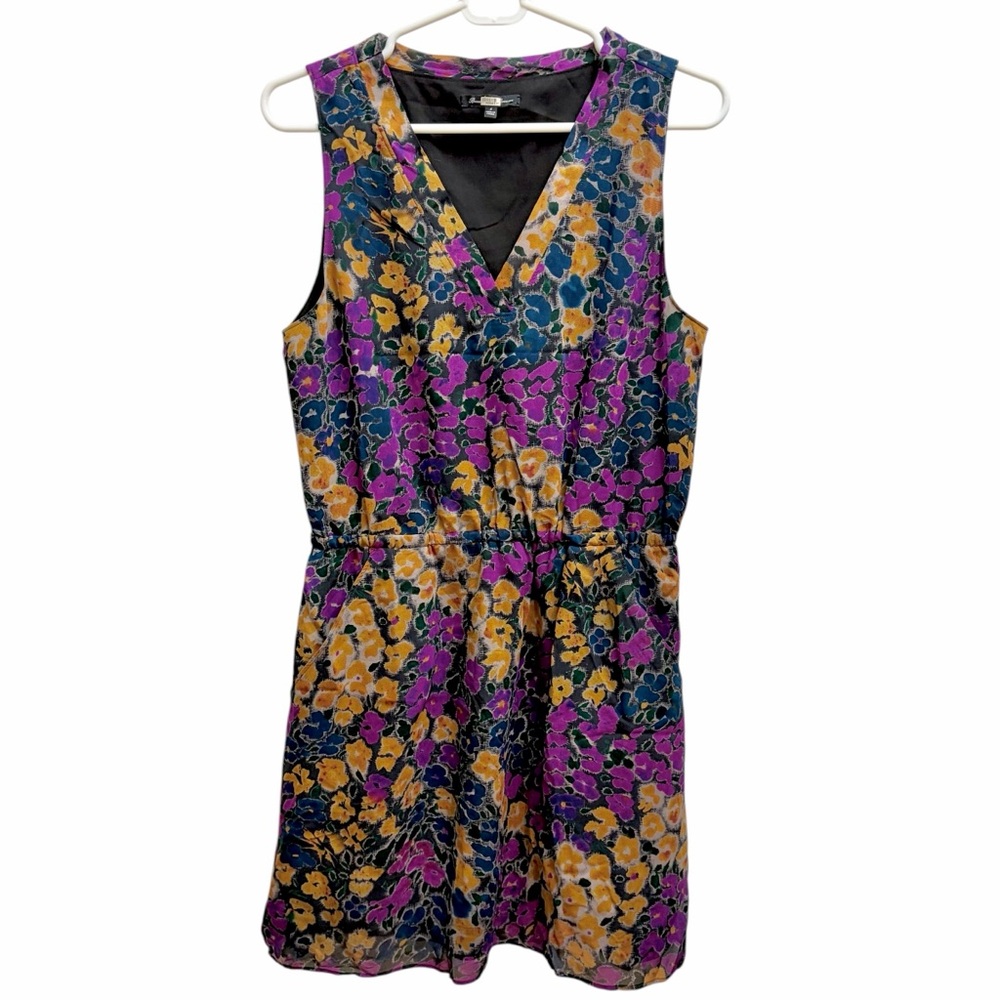 Broadway & Broome 100% Silk Floral Dress